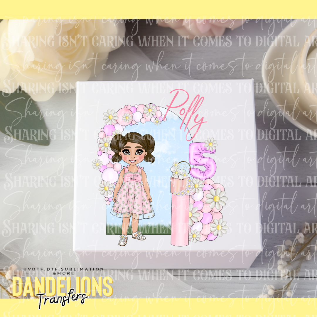 Pink Daisy Doll