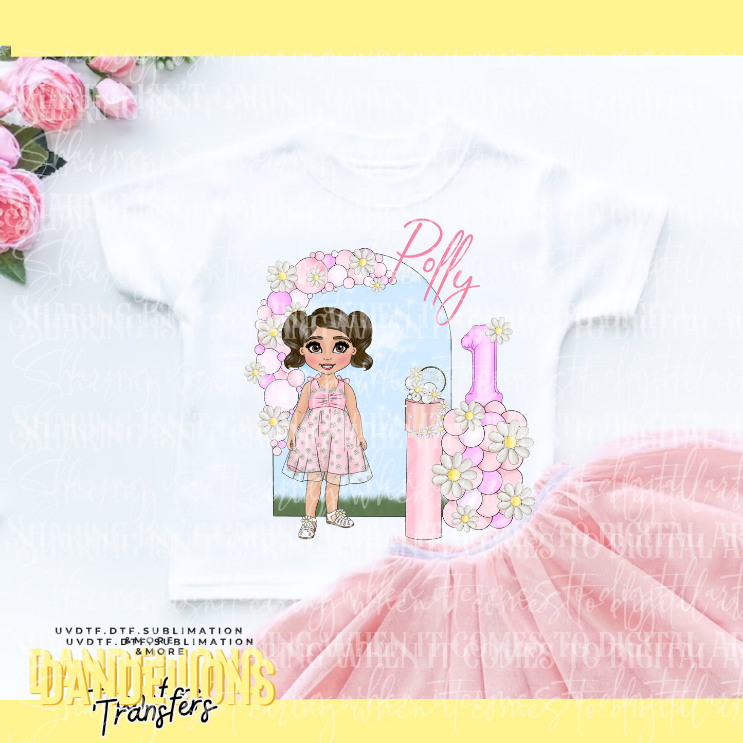 Pink Daisy Doll