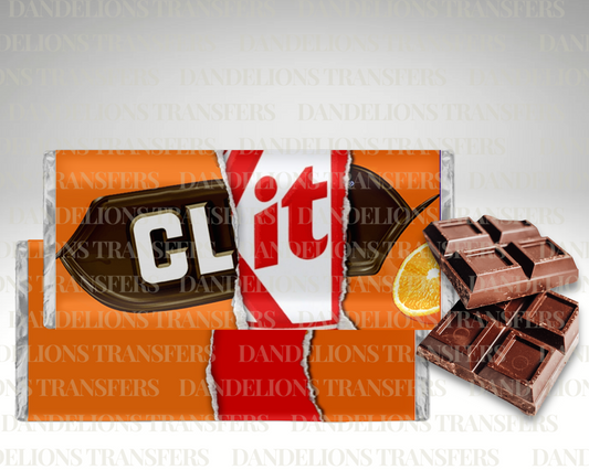 Lit Chocolate Bar Wrapper Digital Download