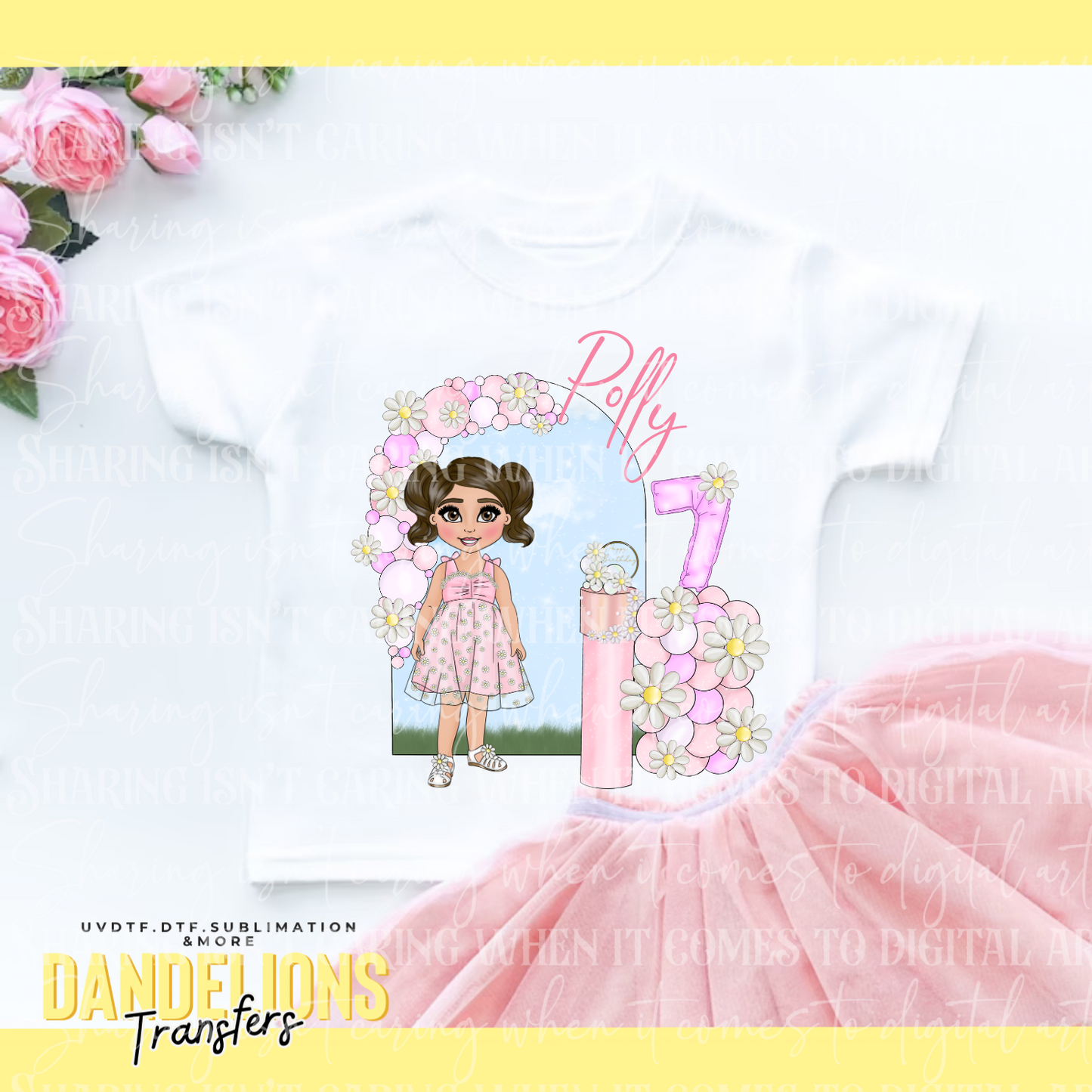 Pink Daisy Doll