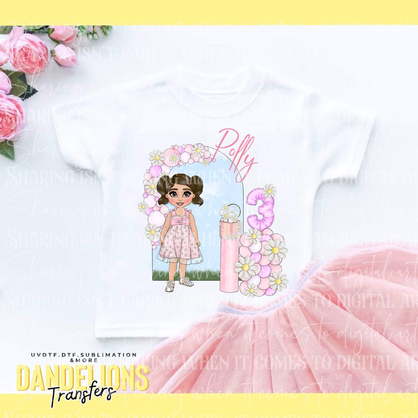 Pink Daisy Doll
