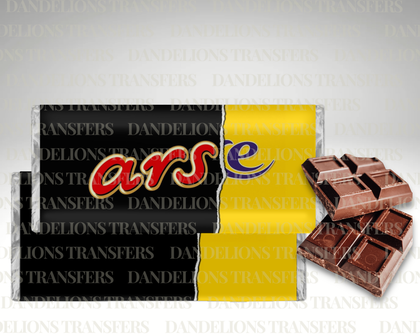 Ars Chocolate Bar Wrapper Digital Download