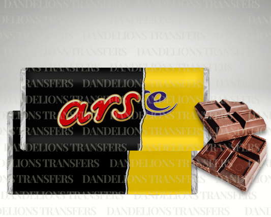 Ars Chocolate Bar Wrapper Digital Download