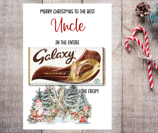 Christmas #009 A4 chocolate board