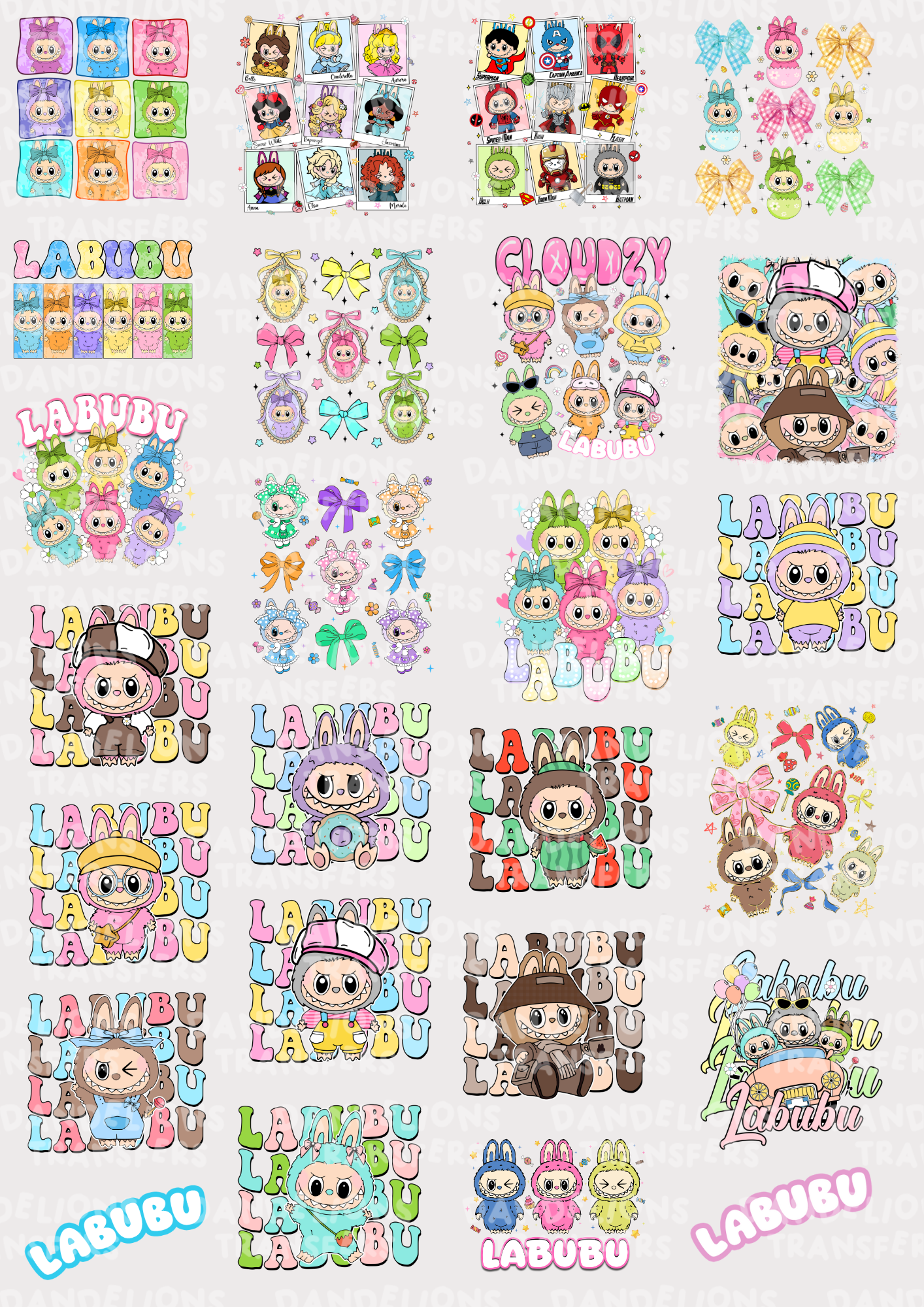 Premade sheet 12 A3 Uv Sheet