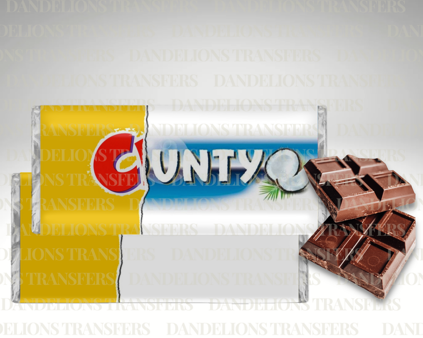 Cty Chocolate Bar Wrapper Digital Download