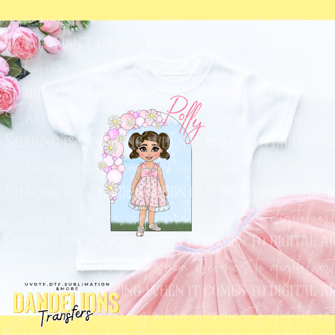 Pink Daisy Doll