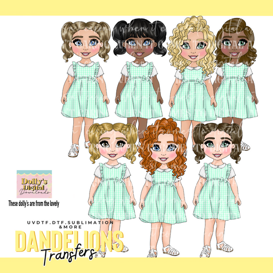 Green Gingham Toddler