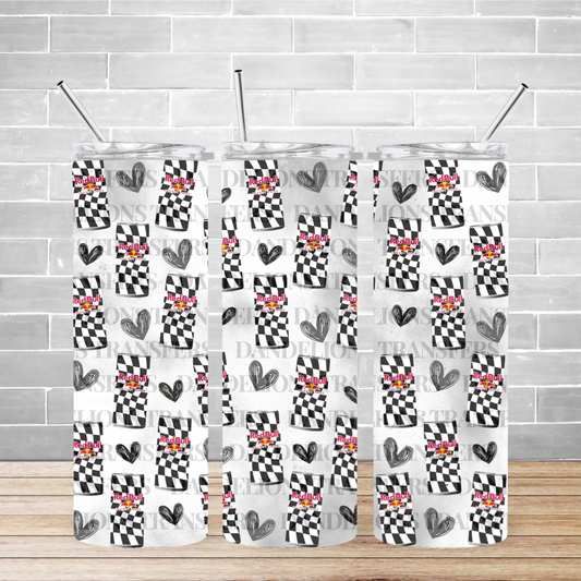 Black & white RB 20oz Tumbler Wrap Digital Download