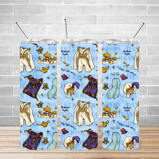 Magic carpet close up 20oz Tumbler Wrap Digital Download