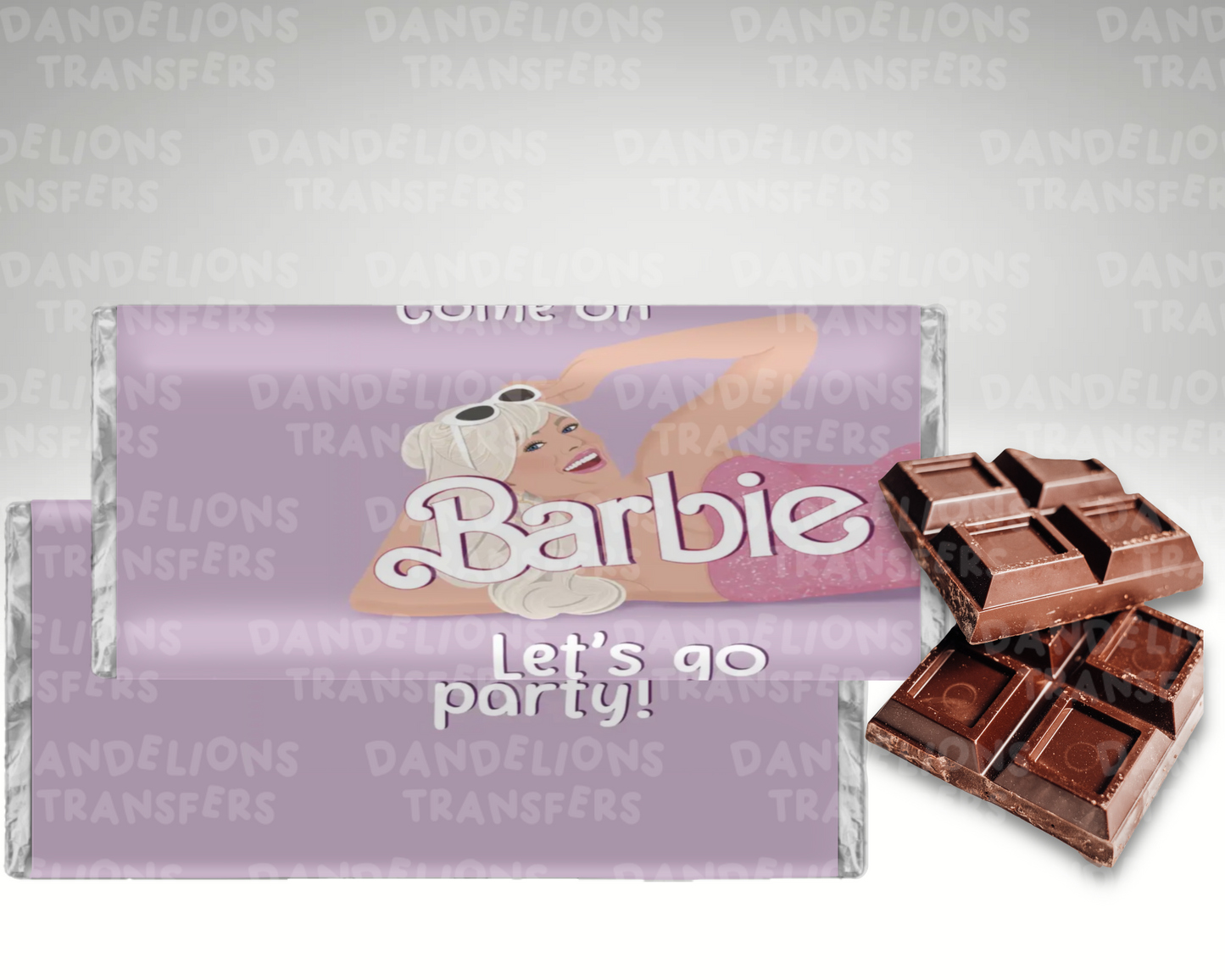 Come On Barbie Chocolate Wrapper