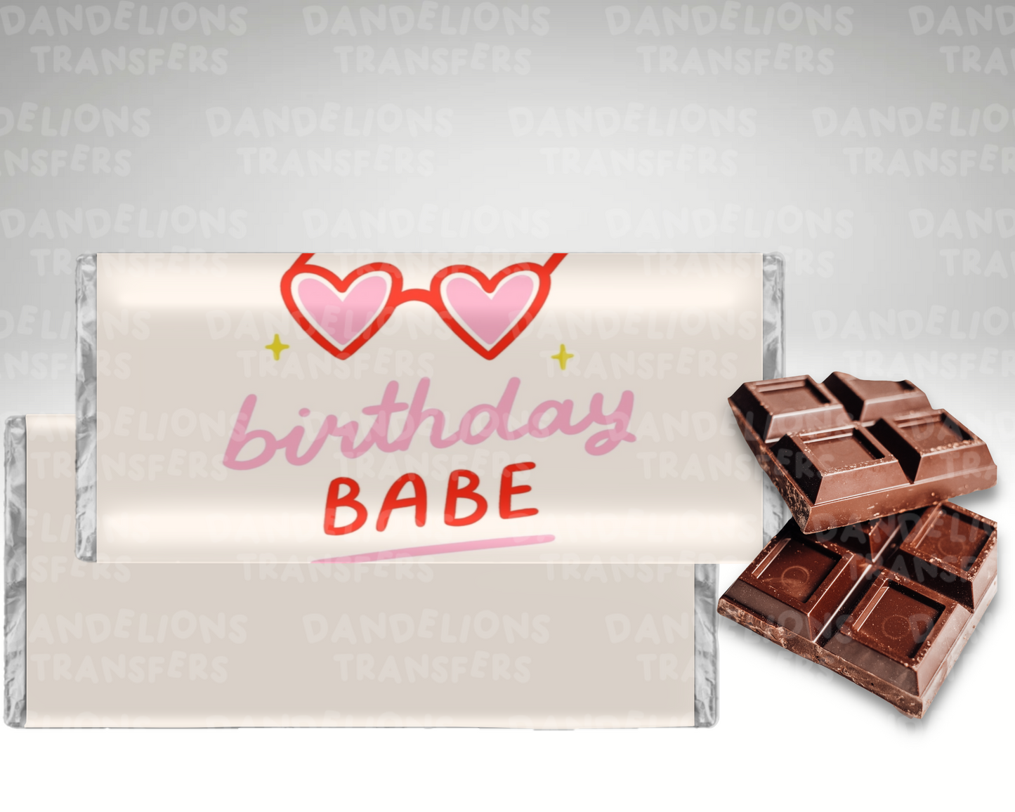 Birthday Babe Chocolate Wrapper