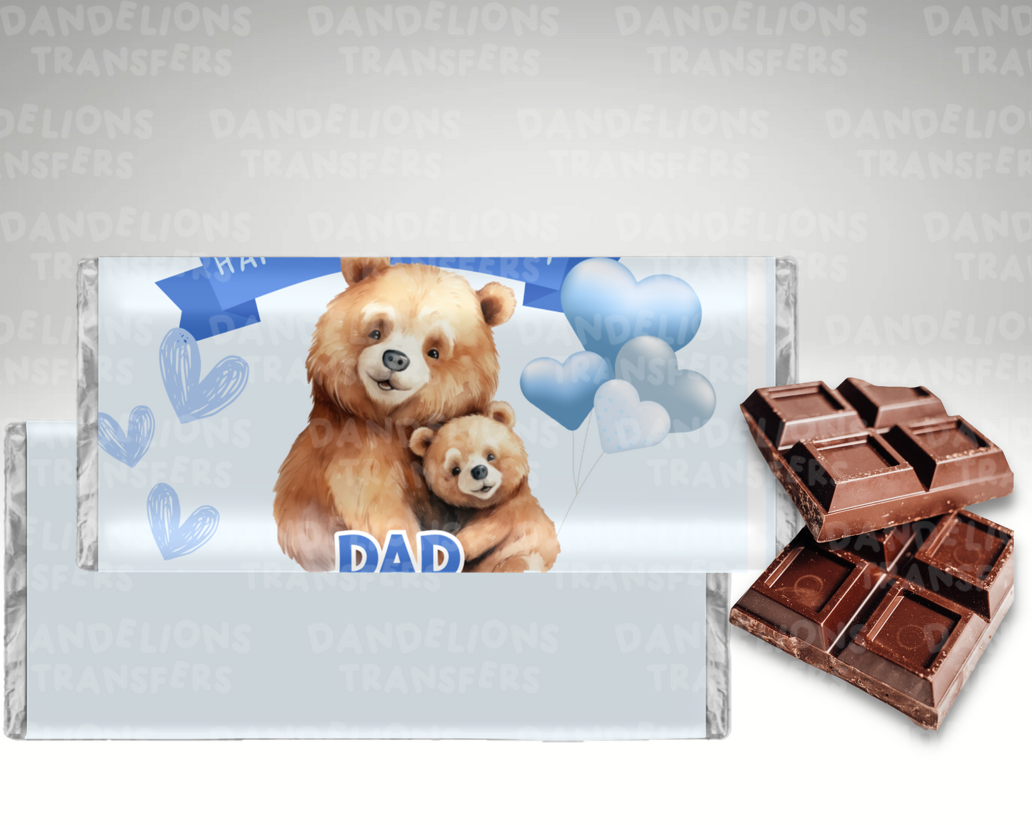 Bears garden Chocolate Wrapper