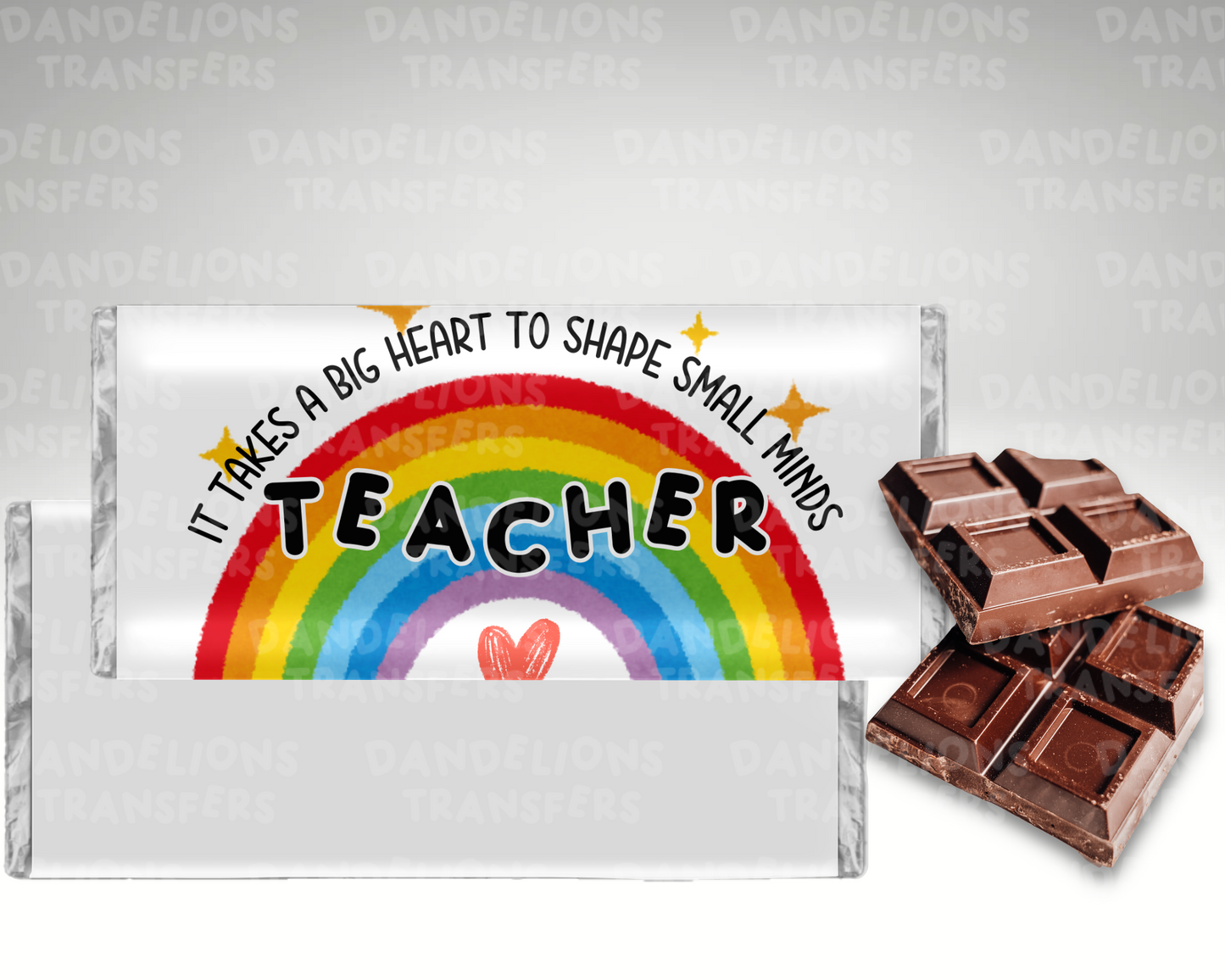 Rainbow Chocolate Wrapper