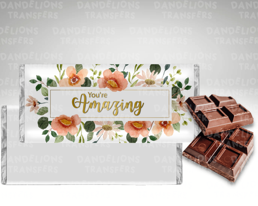 You're Amazing Chocolate Wrapper