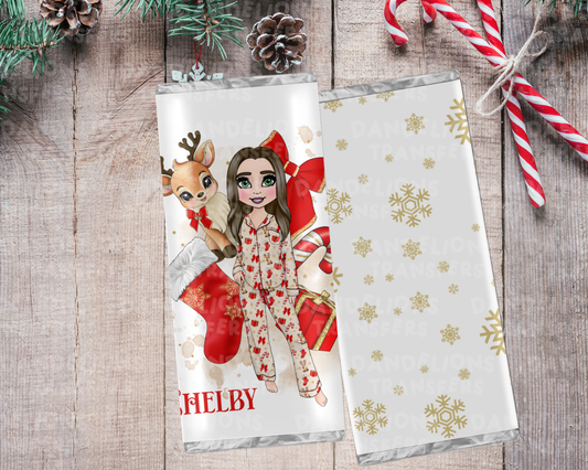 Christmas #001 chocolate wrapper