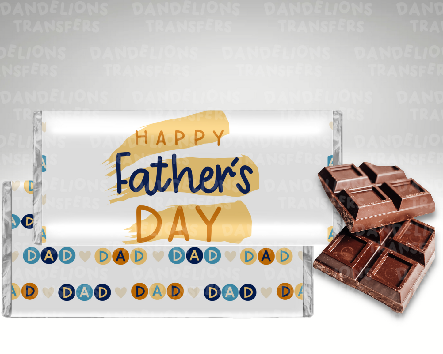Father's day Chocolate Wrapper