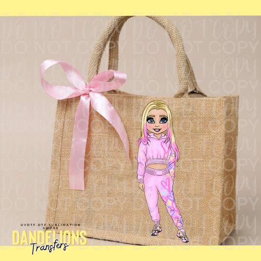 Pink Teen Graffiti Tracksuit