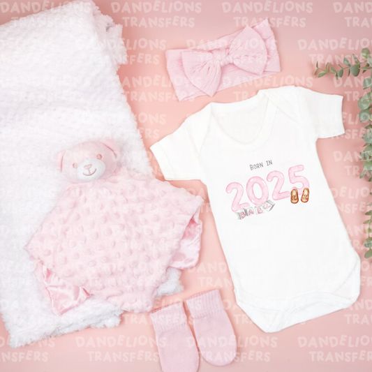 Born in 2025 pink