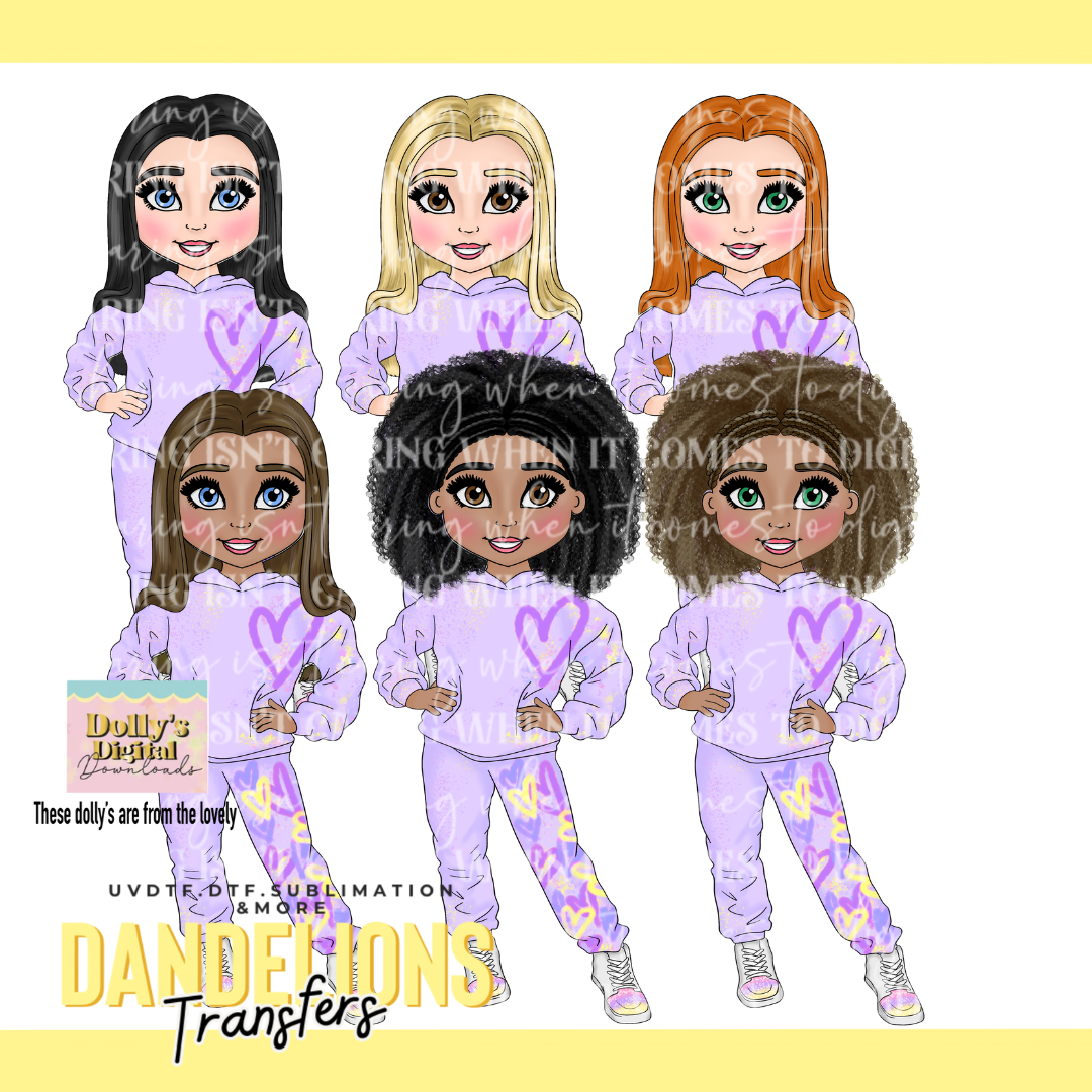 Lilac Graffiti Tracksuit